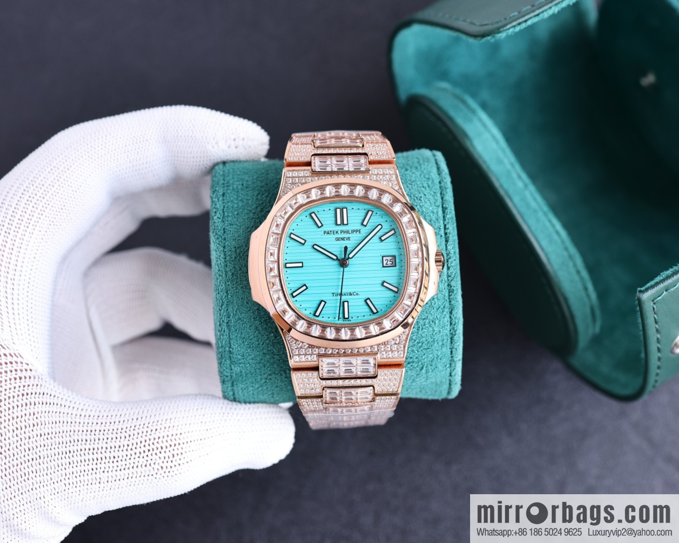 PP Patek. Philippe Nautilus Gypsy Edition New Customized Original 324 Movement Watch