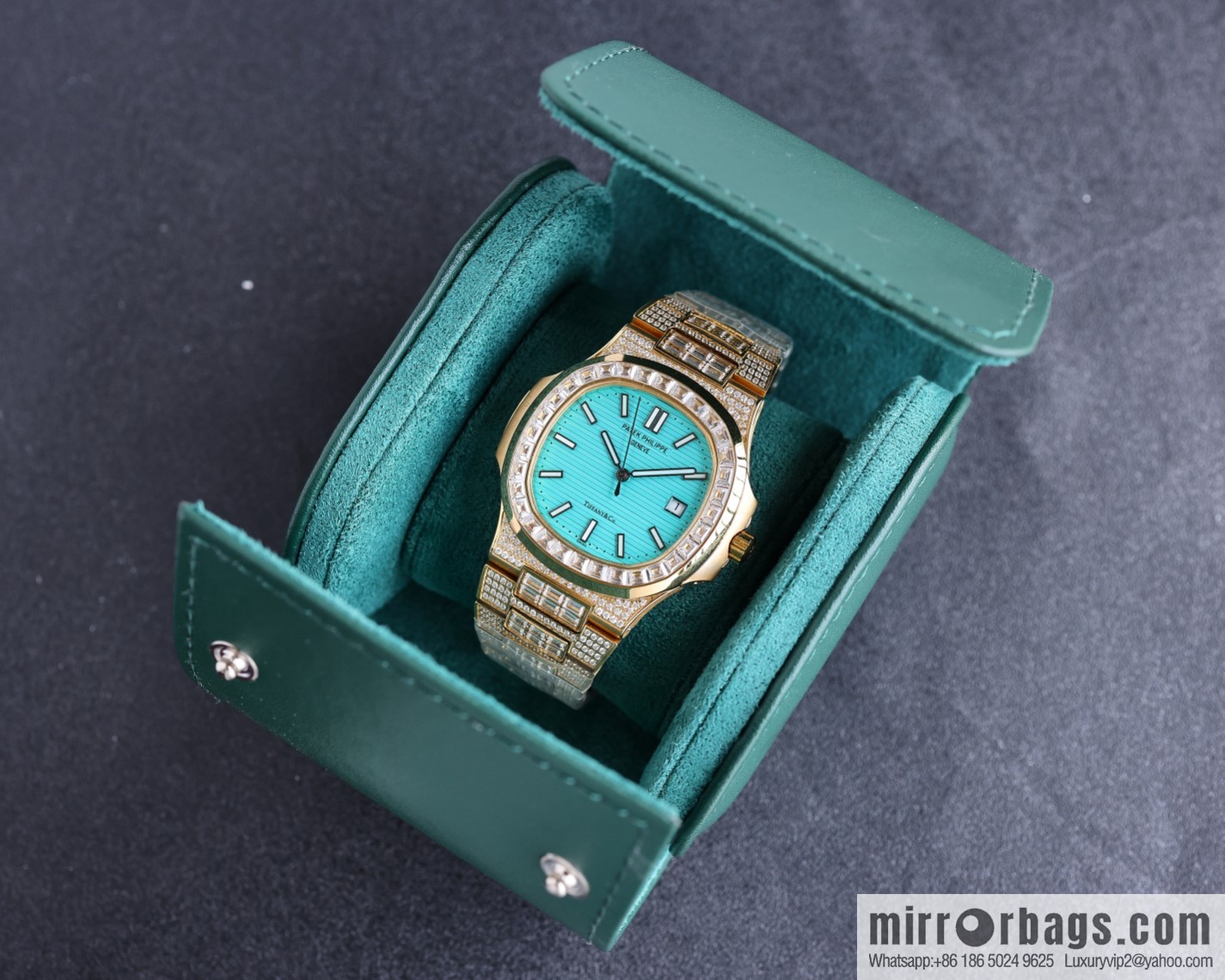PP Patek. Philippe Nautilus Gypsy Edition New Customized Original 324 Movement Watch