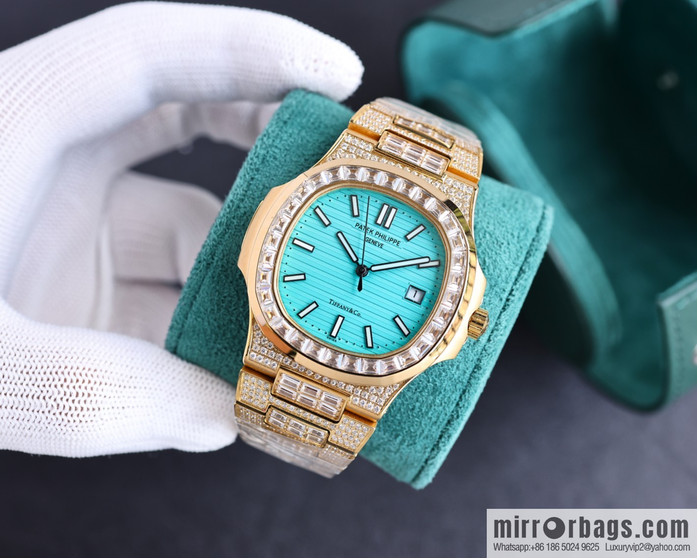 PP Patek. Philippe Nautilus Gypsy Edition New Customized Original 324 Movement Watch