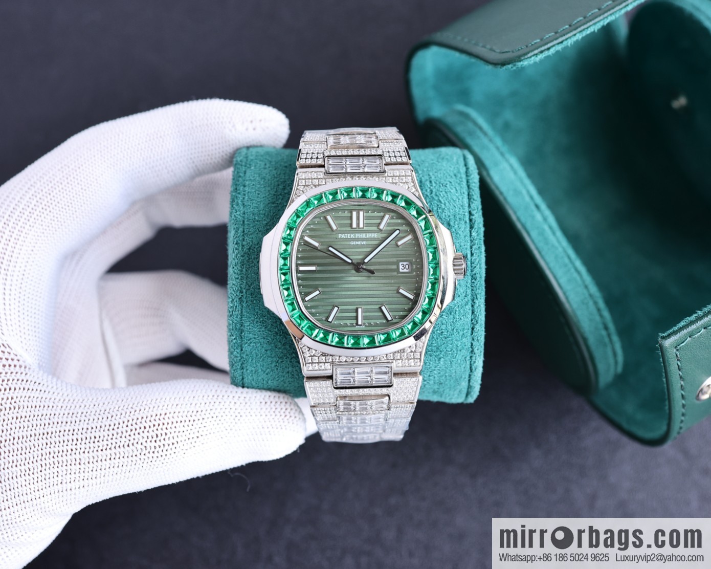 PP Patek. Philippe Nautilus Gypsy Edition New Customized Original 324 Movement Watch