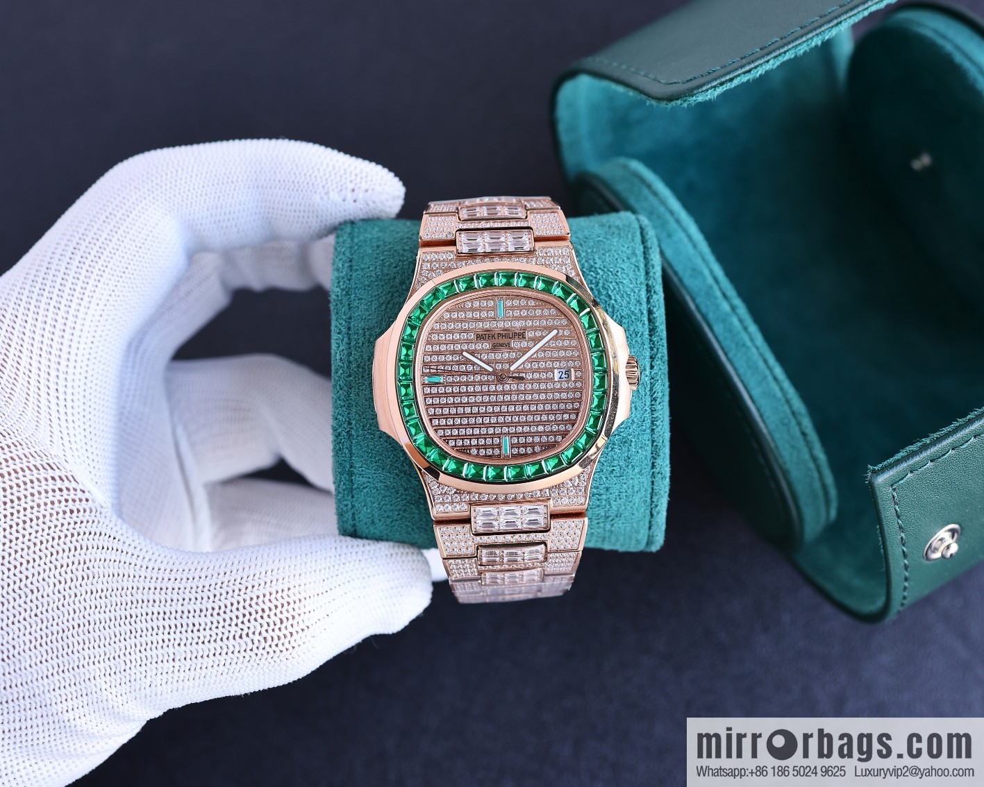 PP Patek. Philippe Nautilus Gypsy Edition New Customized Original 324 Movement Watch