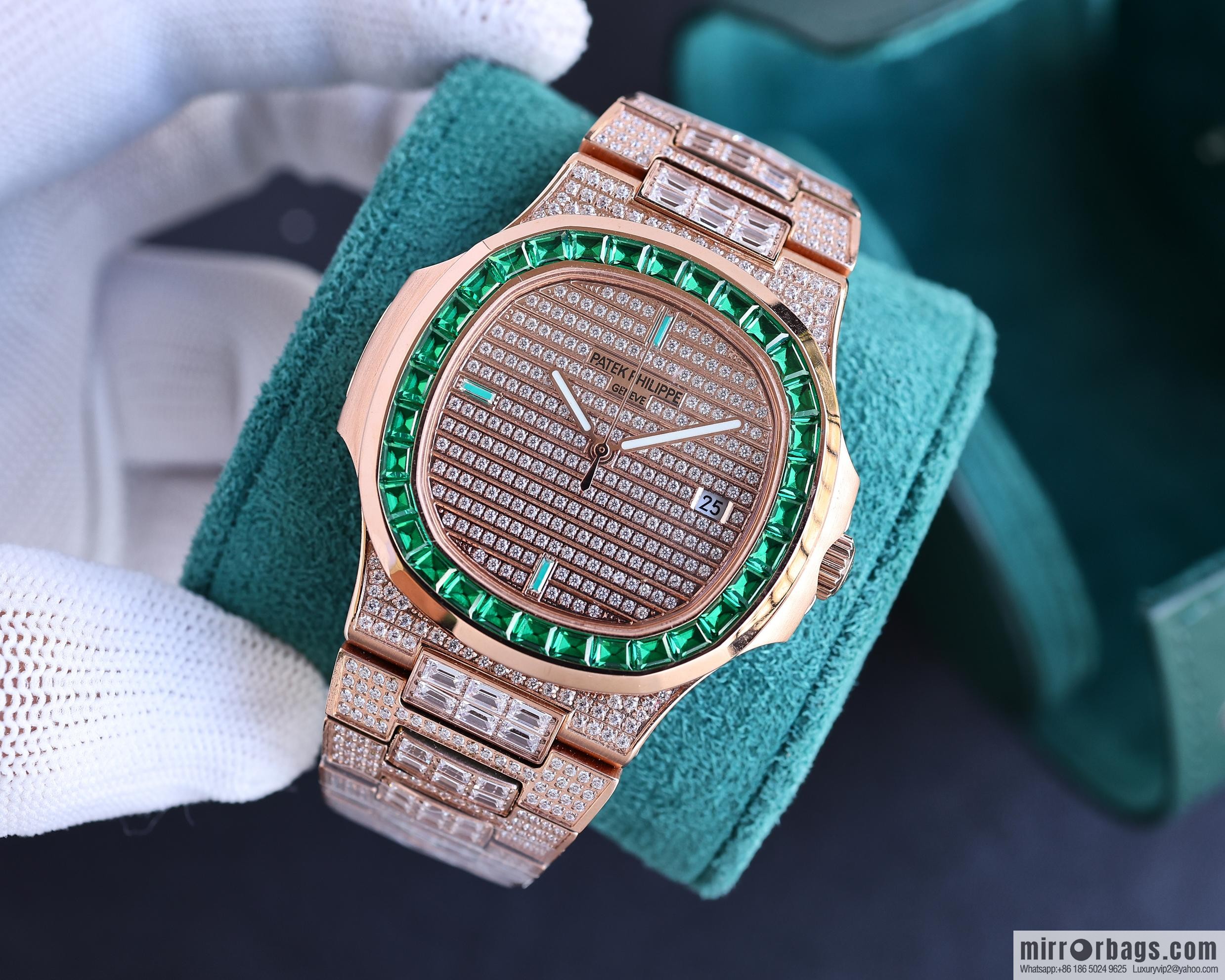 PP Patek. Philippe Nautilus Gypsy Edition New Customized Original 324 Movement Watch