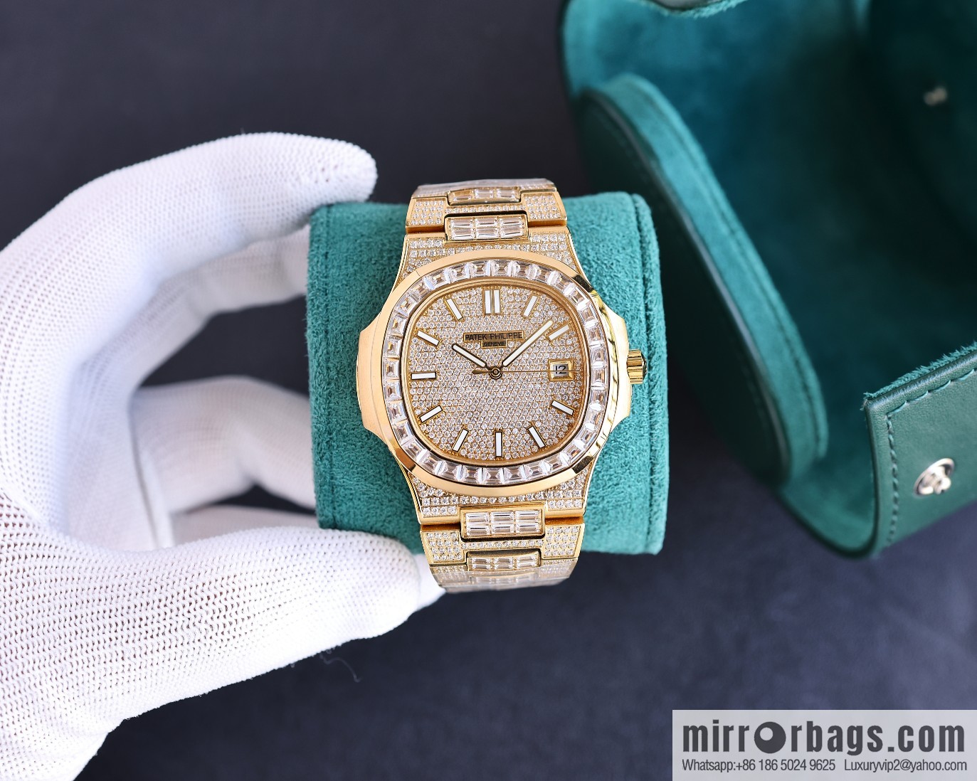 PP Patek. Philippe Nautilus Gypsy Edition New Customized Original 324 Movement Watch