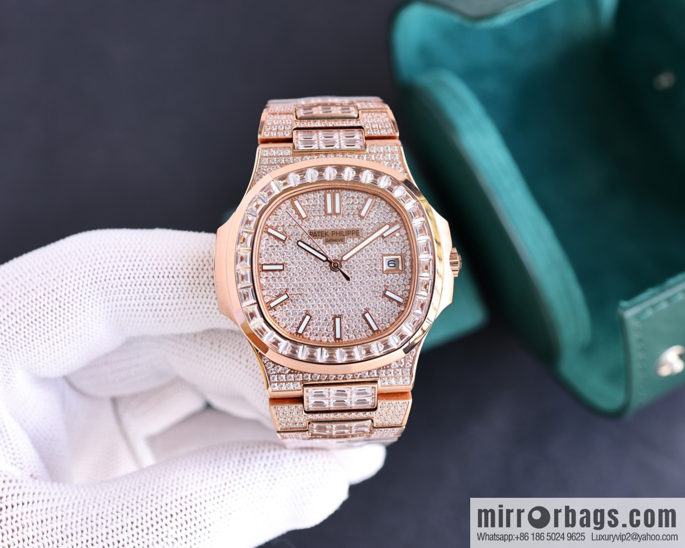 PP Patek. Philippe Nautilus Gypsy Edition New Customized Original 324 Movement Watch