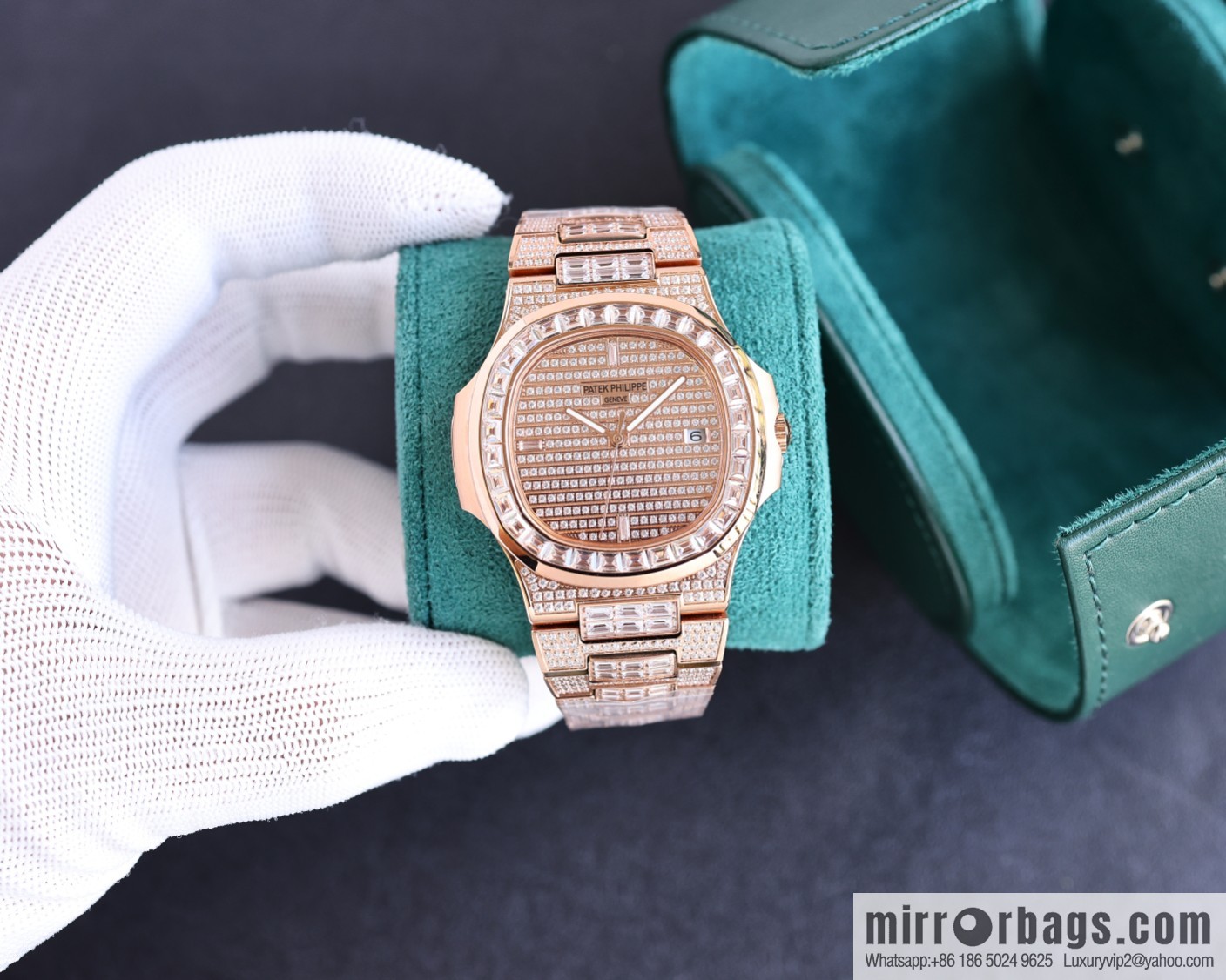 PP Patek. Philippe Nautilus Gypsy Edition New Customized Original 324 Movement Watch