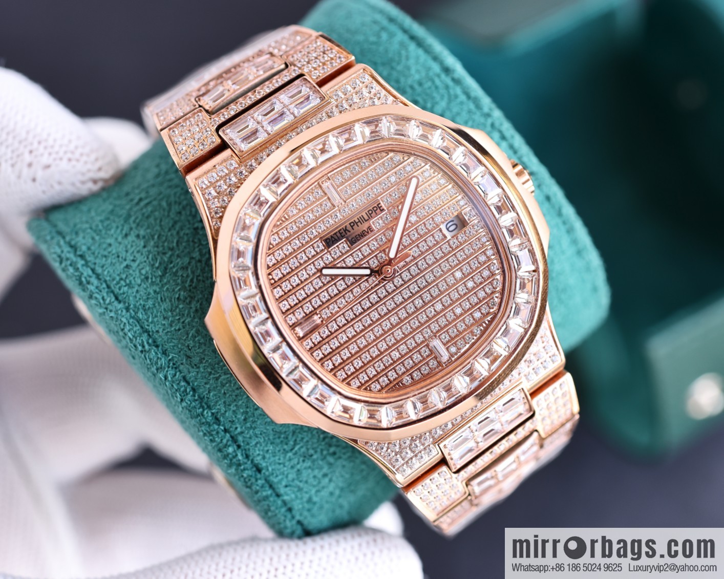 PP Patek. Philippe Nautilus Gypsy Edition New Customized Original 324 Movement Watch