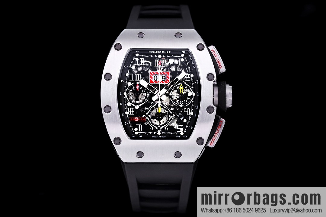 Z Factory Richard Mill RM11-FM Series RM 11-FM with 7750 Chronograph Mechanical Movement Fly Back Chronograph Automatic Watch
