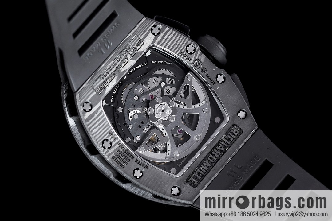 Z Factory Richard Mill RM11-FM Series RM 11-FM with 7750 Chronograph Mechanical Movement Fly Back Chronograph Automatic Watch