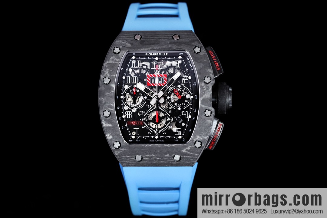 Z Factory Richard Mill RM11-FM Series RM 11-FM with 7750 Chronograph Mechanical Movement Fly Back Chronograph Automatic Watch