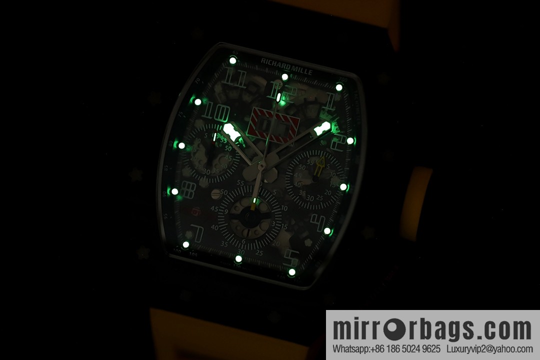 Z Factory Richard Mill RM11-FM Series RM 11-FM with 7750 Chronograph Mechanical Movement Fly Back Chronograph Automatic Watch