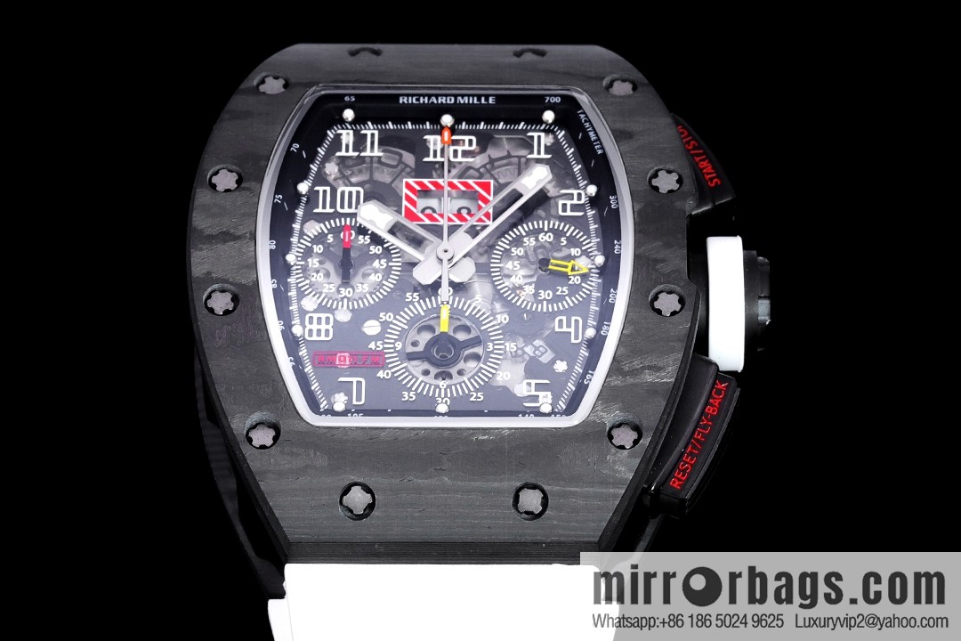 Z Factory Richard Mill RM11-FM Series RM 11-FM with 7750 Chronograph Mechanical Movement Fly Back Chronograph Automatic Watch