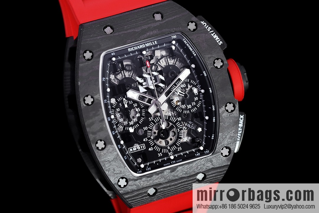 Z Factory Richard Mill RM11-FM Series RM 11-FM with 7750 Chronograph Mechanical Movement Fly Back Chronograph Automatic Watch