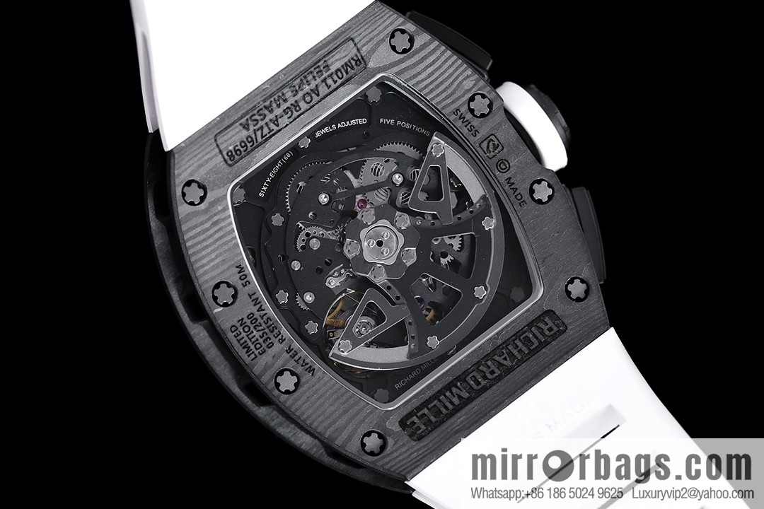 Z Factory Richard Mill RM11-FM Series RM 11-FM with 7750 Chronograph Mechanical Movement Fly Back Chronograph Automatic Watch