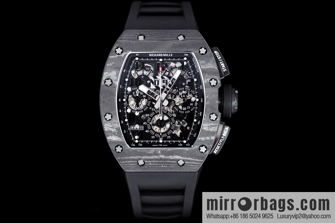 Z Factory Richard Mill RM11-FM Series RM 11-FM with 7750 Chronograph Mechanical Movement Fly Back Chronograph Automatic Watch