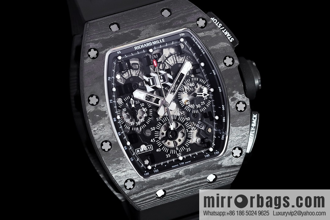 Z Factory Richard Mill RM11-FM Series RM 11-FM with 7750 Chronograph Mechanical Movement Fly Back Chronograph Automatic Watch