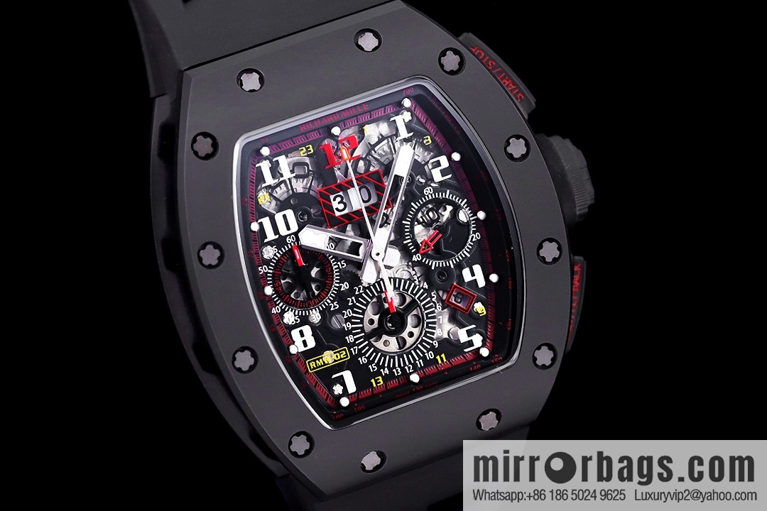 Z Factory Richard Mill RM11-FM Series RM 11-FM with 7750 Chronograph Mechanical Movement Fly Back Chronograph Automatic Watch