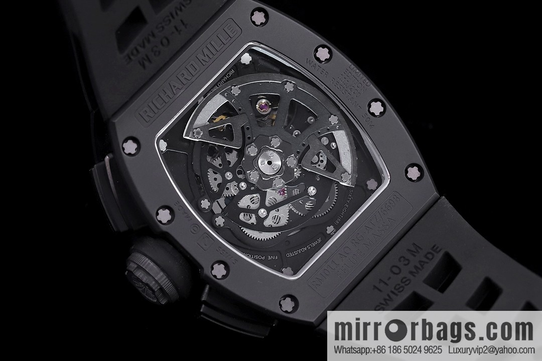 Z Factory Richard Mill RM11-FM Series RM 11-FM with 7750 Chronograph Mechanical Movement Fly Back Chronograph Automatic Watch
