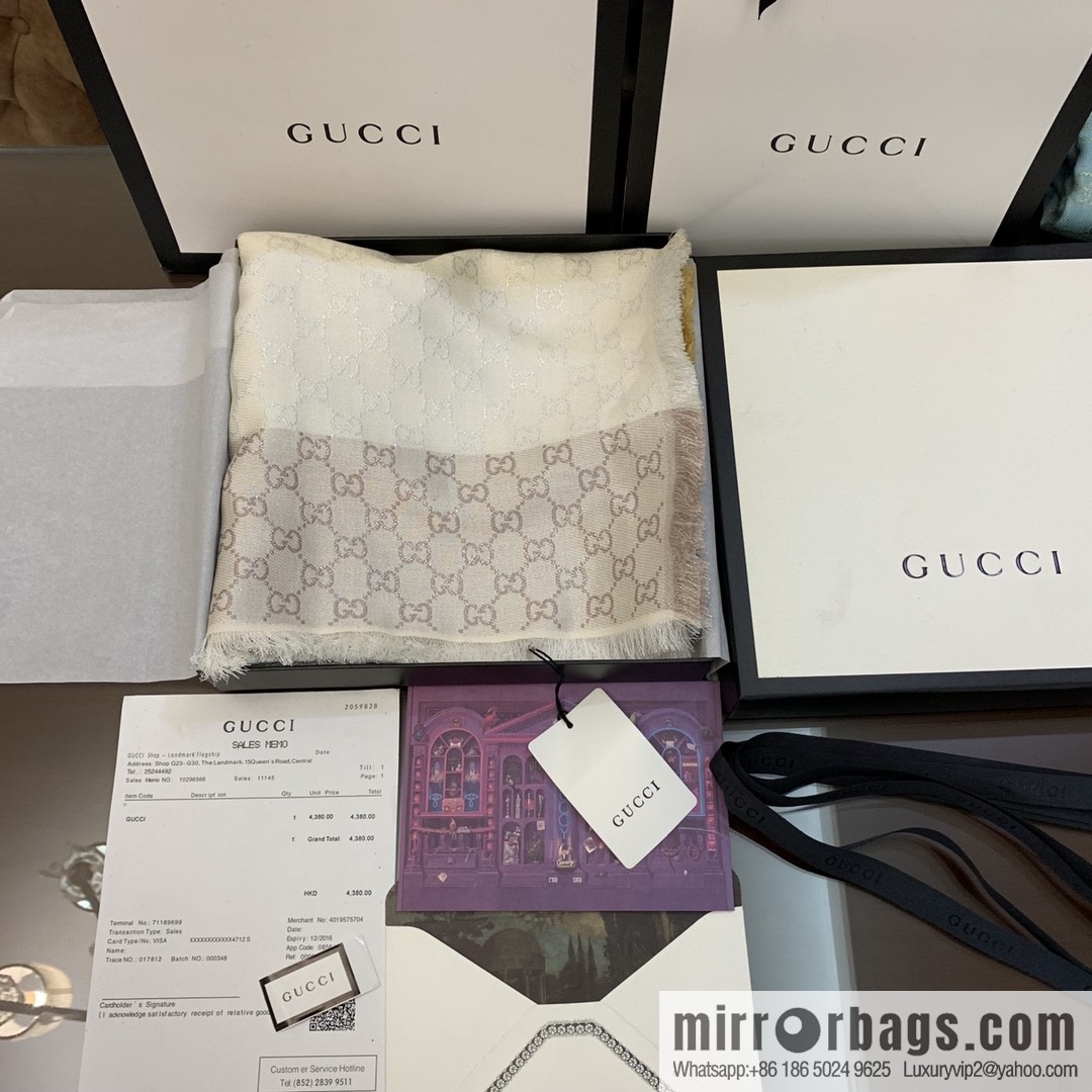 GUCCI Gucci GG logo women's scarf 558274