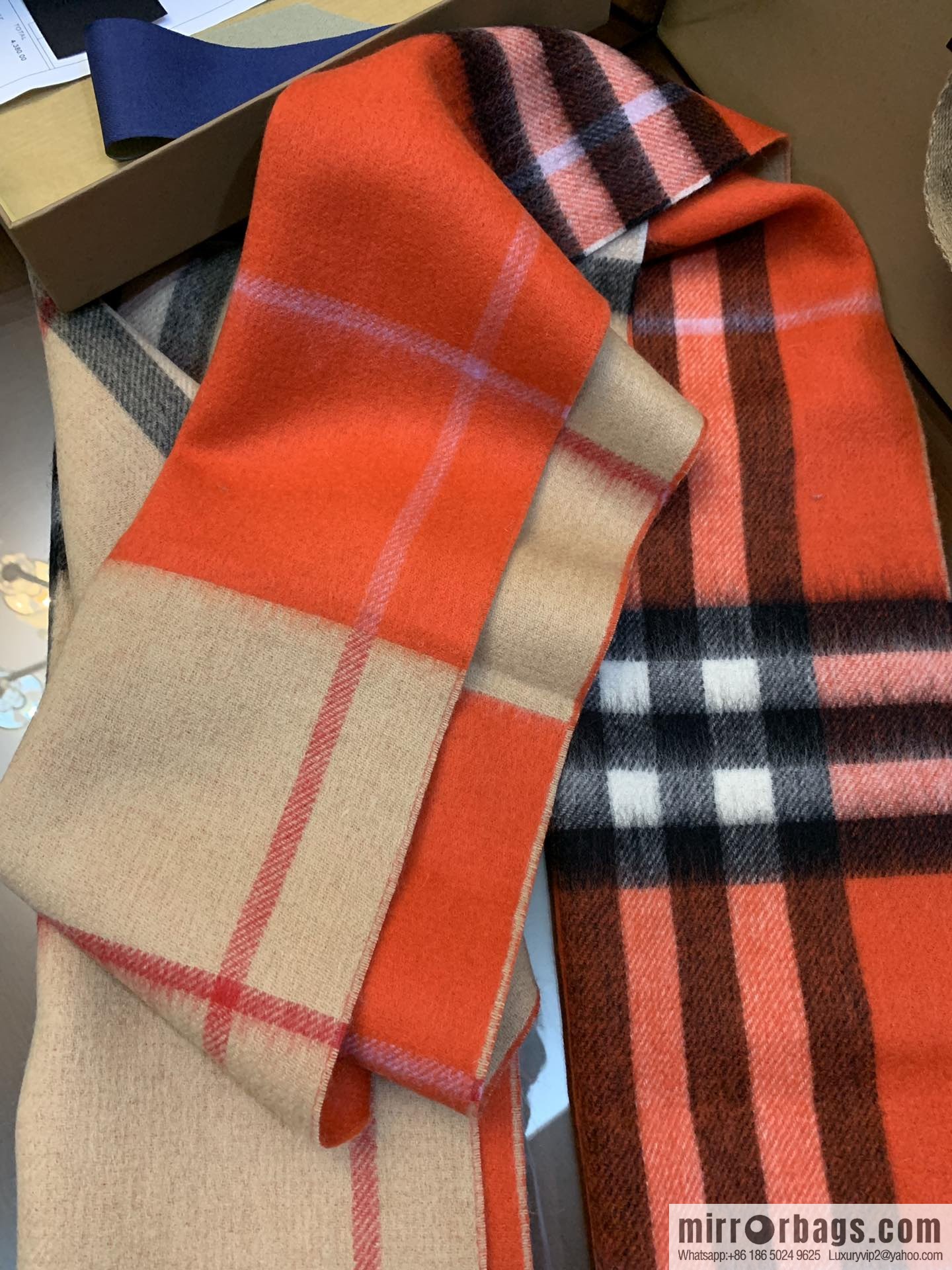 Burberry Burberry Scottish Worsted Cashmere Scarf