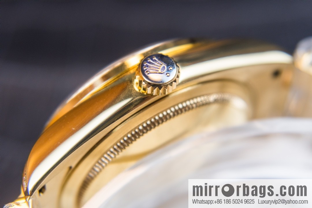 NS-Factory Rolex Log Full Diamond Series Swiss 2836 Movement Watch