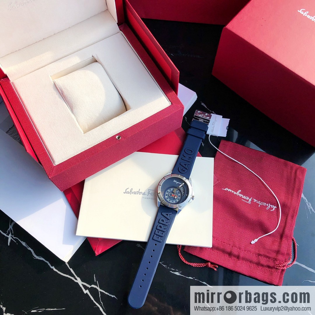 Original, Ferragamo Silicone Men's Sports Quartz Watch