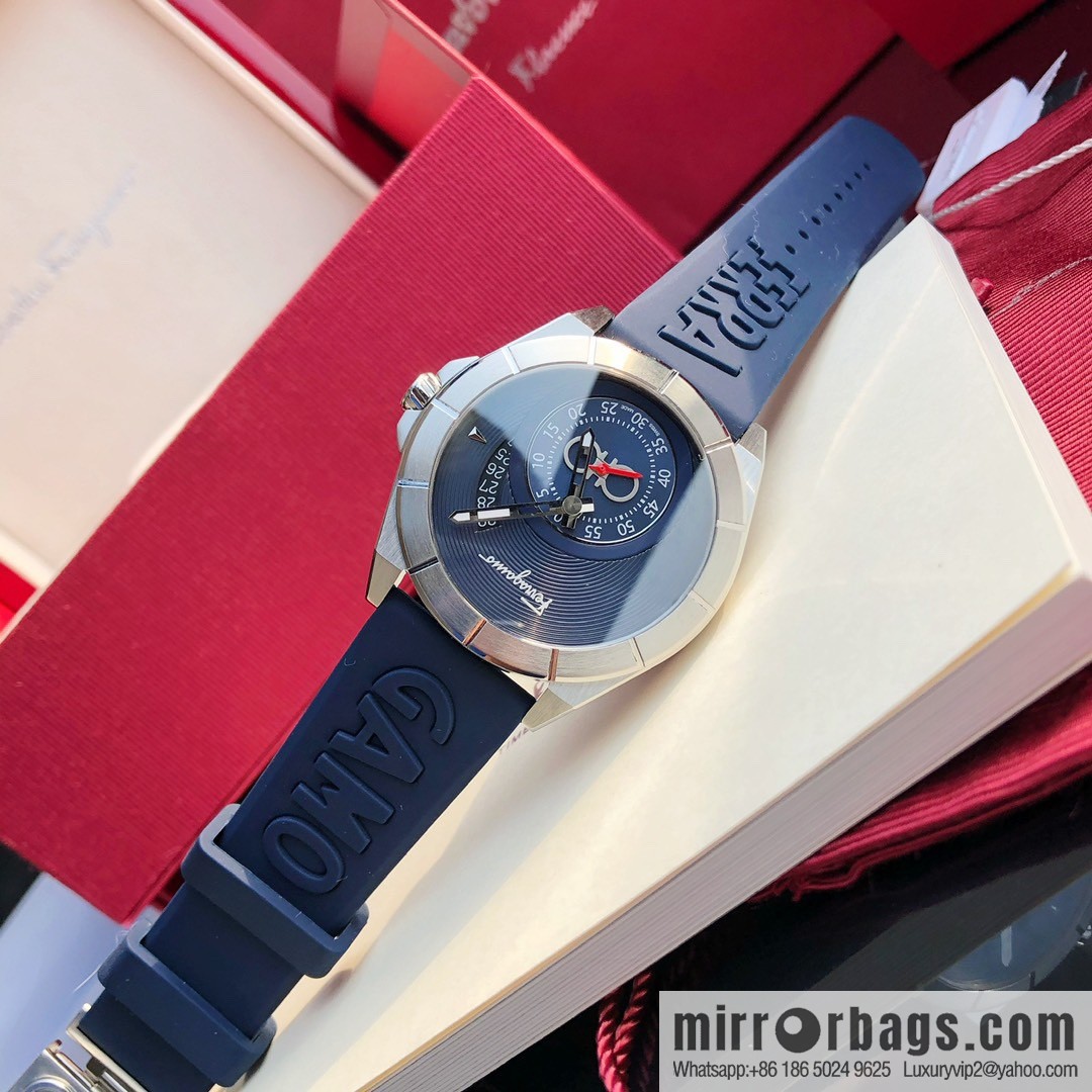 Original, Ferragamo Silicone Men's Sports Quartz Watch