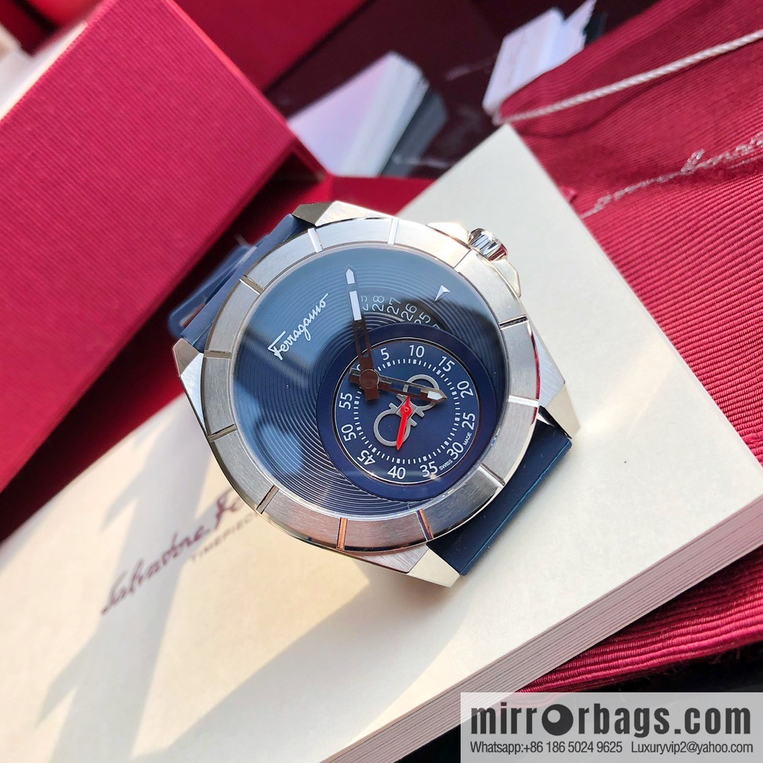 Original, Ferragamo Silicone Men's Sports Quartz Watch