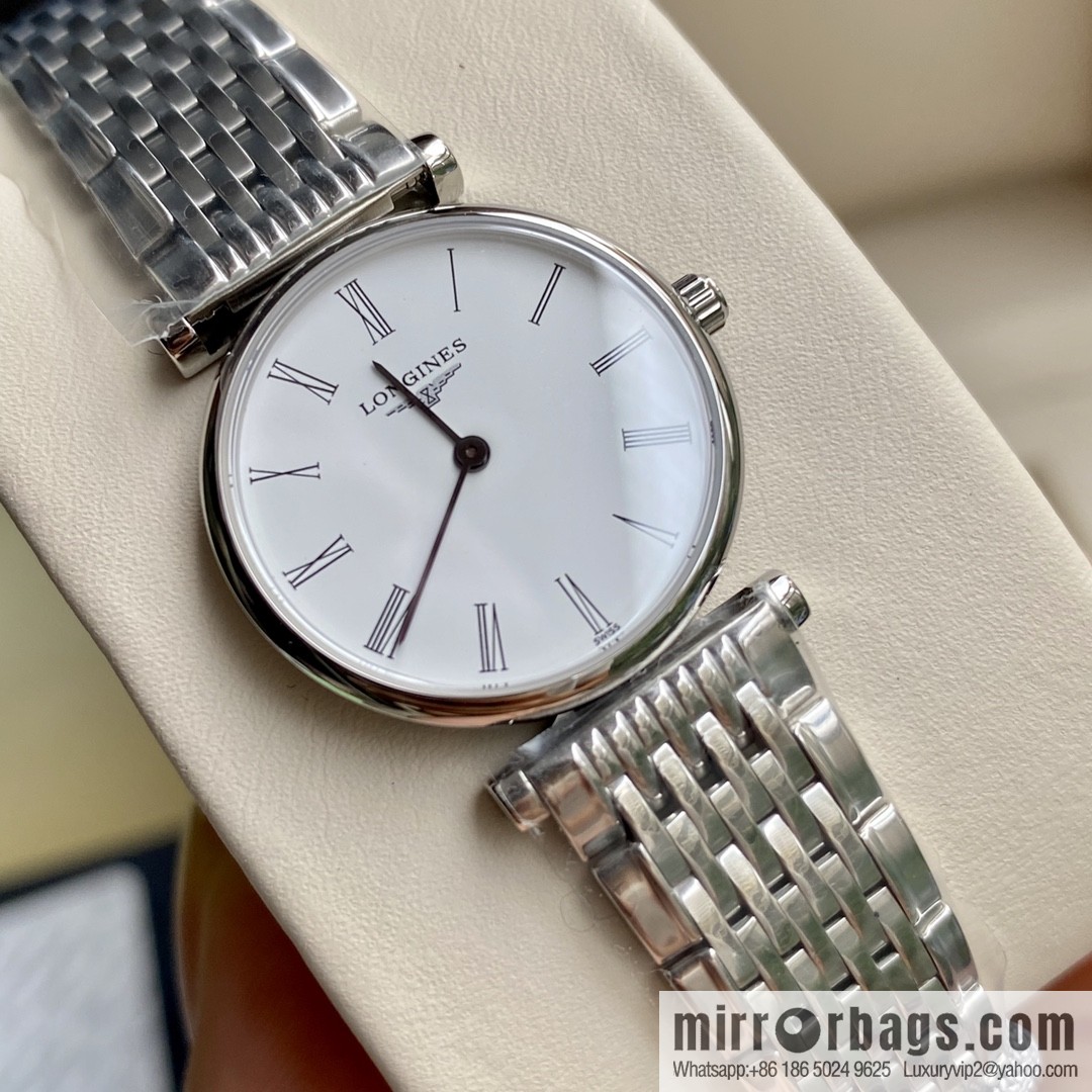 Ultra-thin 4mm~ Longines Garland Series - Elegant Luxury Ladies Quartz Watch