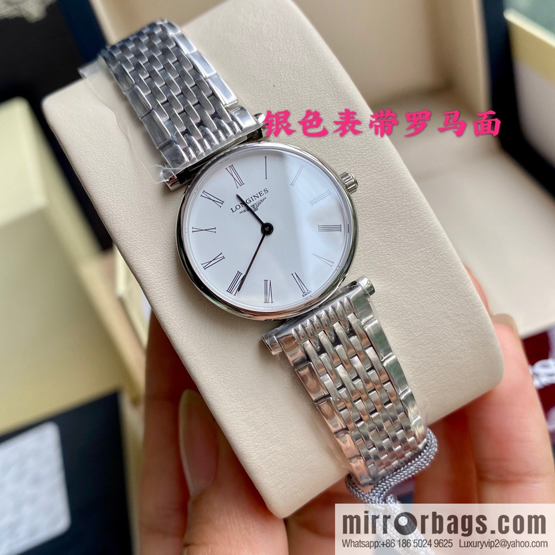 Ultra-thin 4mm~ Longines Garland Series - Elegant Luxury Ladies Quartz Watch