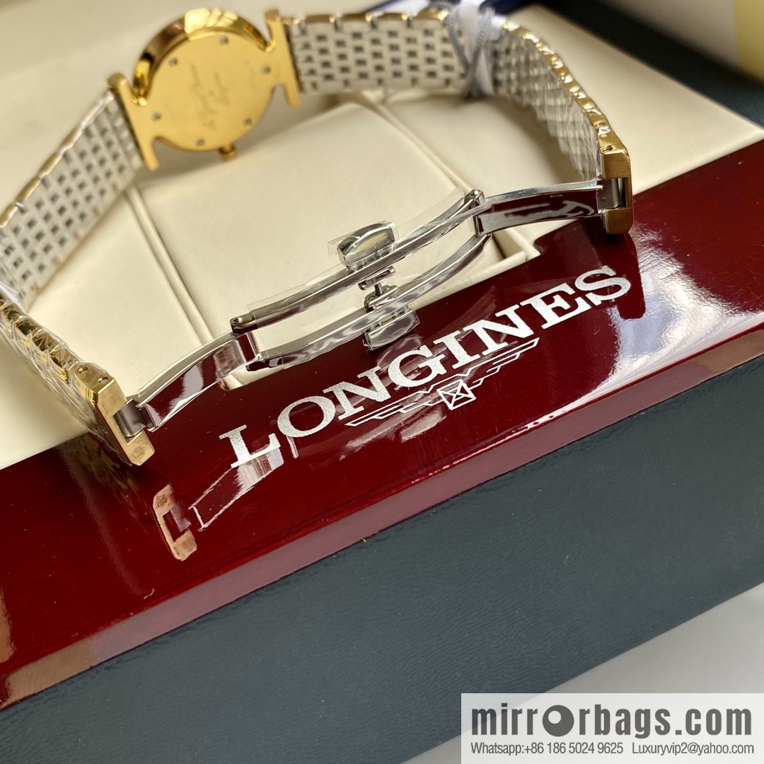 Ultra-thin 4mm~ Longines Garland Series - Elegant Luxury Ladies Quartz Watch
