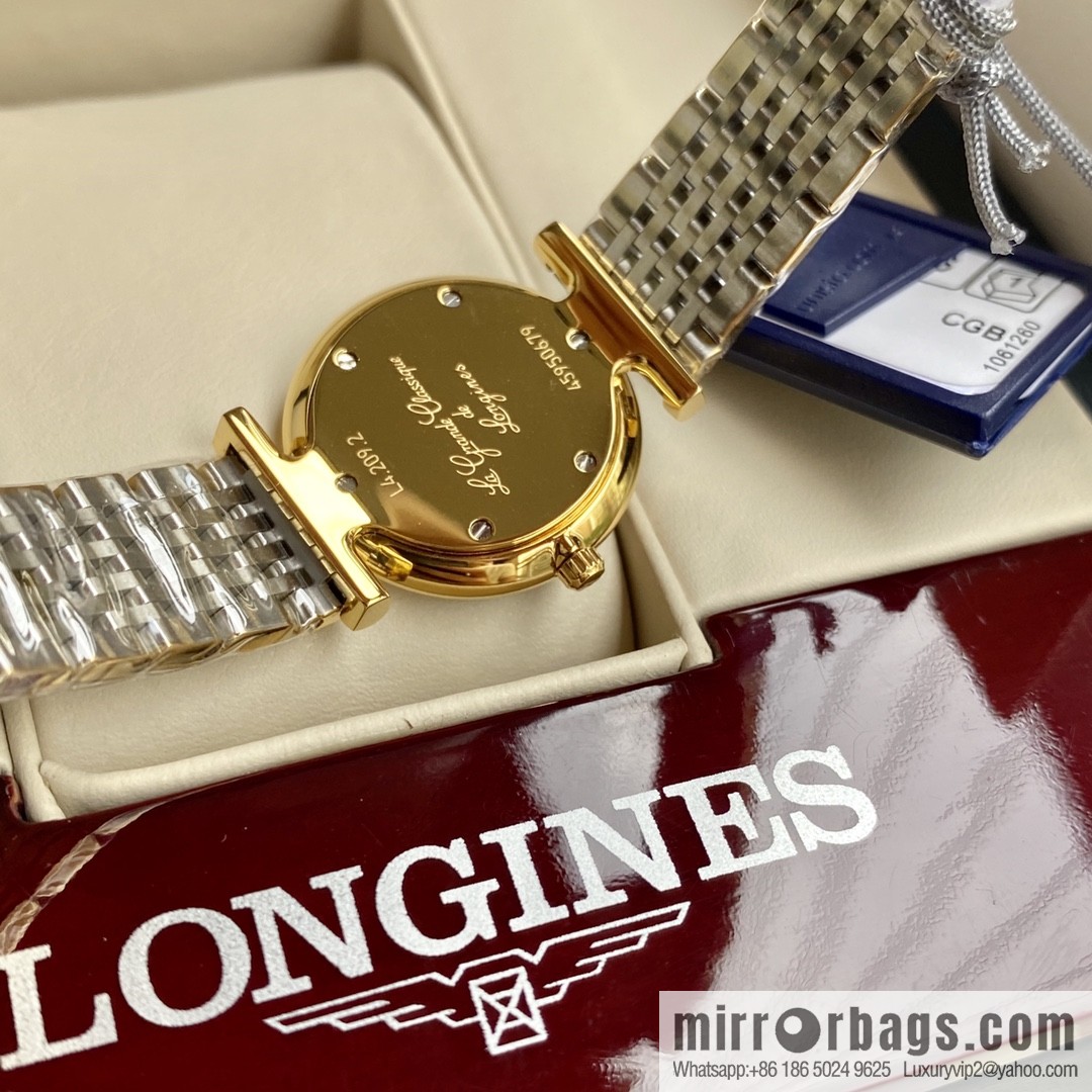 Ultra-thin 4mm~ Longines Garland Series - Elegant Luxury Ladies Quartz Watch