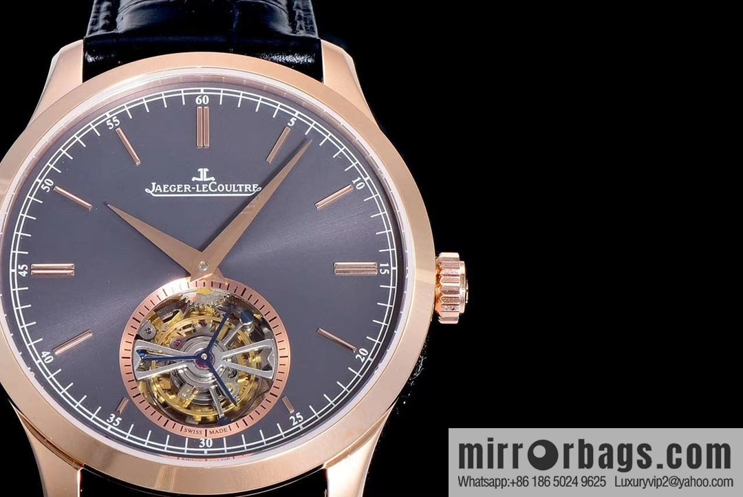 Jaeger-LeCoultre 1662451 Series Cal798 Automatic True Tourbillon Power Reserve 45 Hours Italian Cowhide Diameter: 42mm