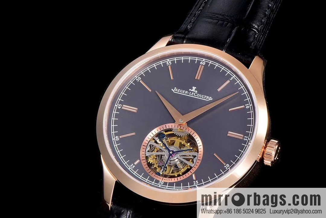 Jaeger-LeCoultre 1662451 Series Cal798 Automatic True Tourbillon Power Reserve 45 Hours Italian Cowhide Diameter: 42mm