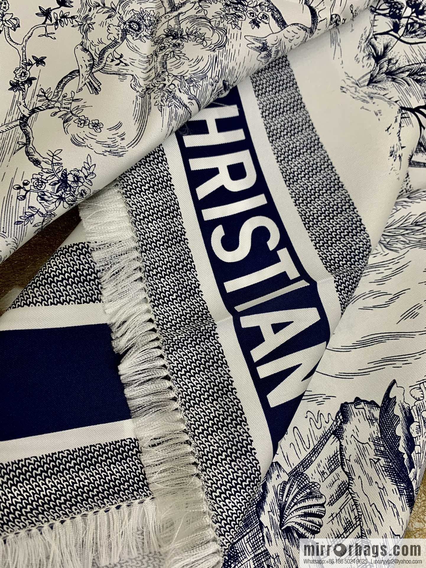 Dior 21 spring new silk square scarf