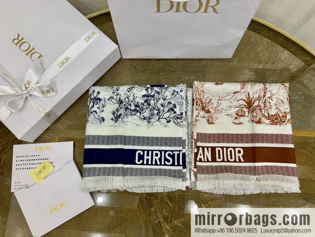 Dior 21 spring new silk square scarf
