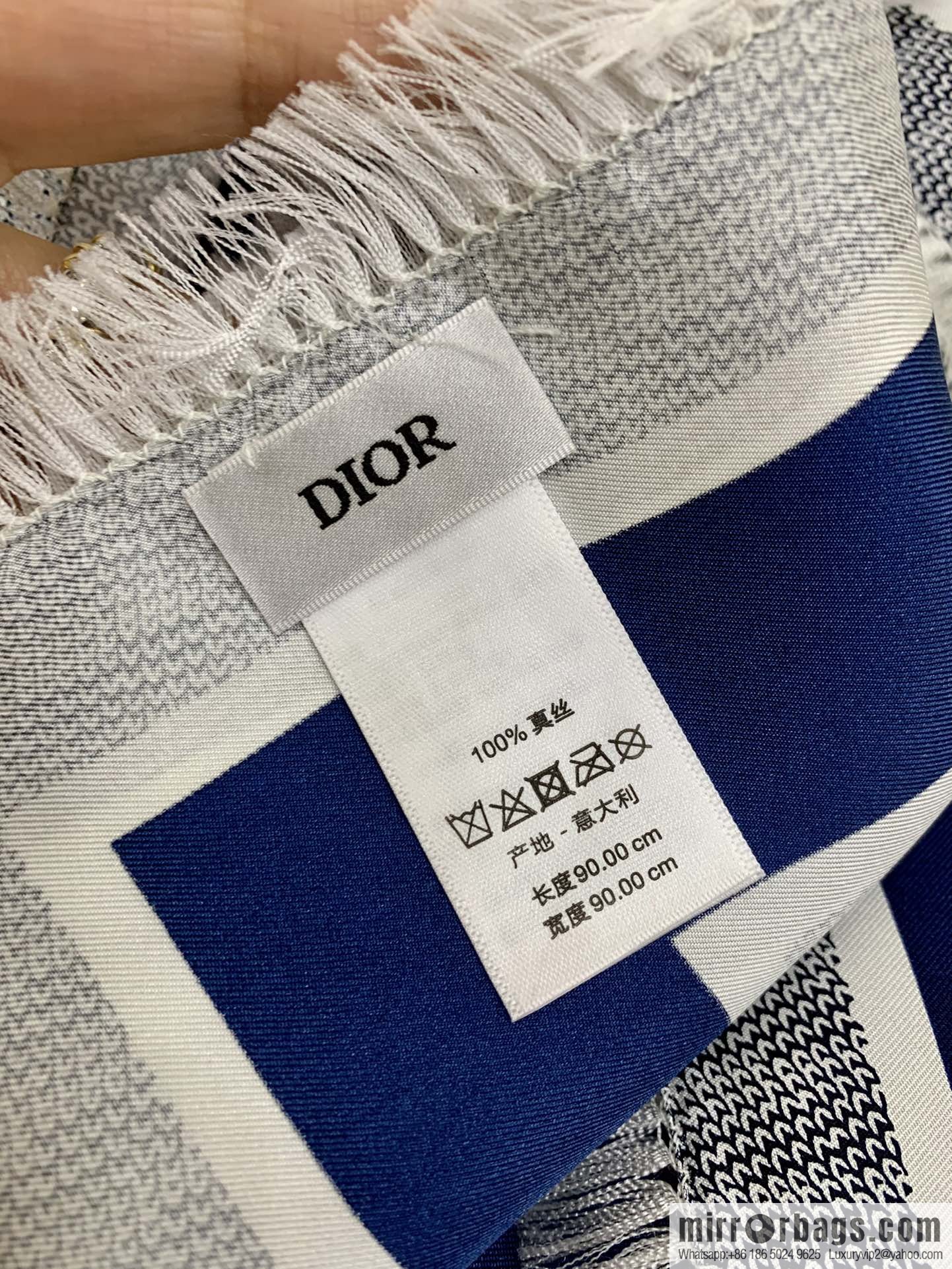 Dior 21 spring new silk square scarf