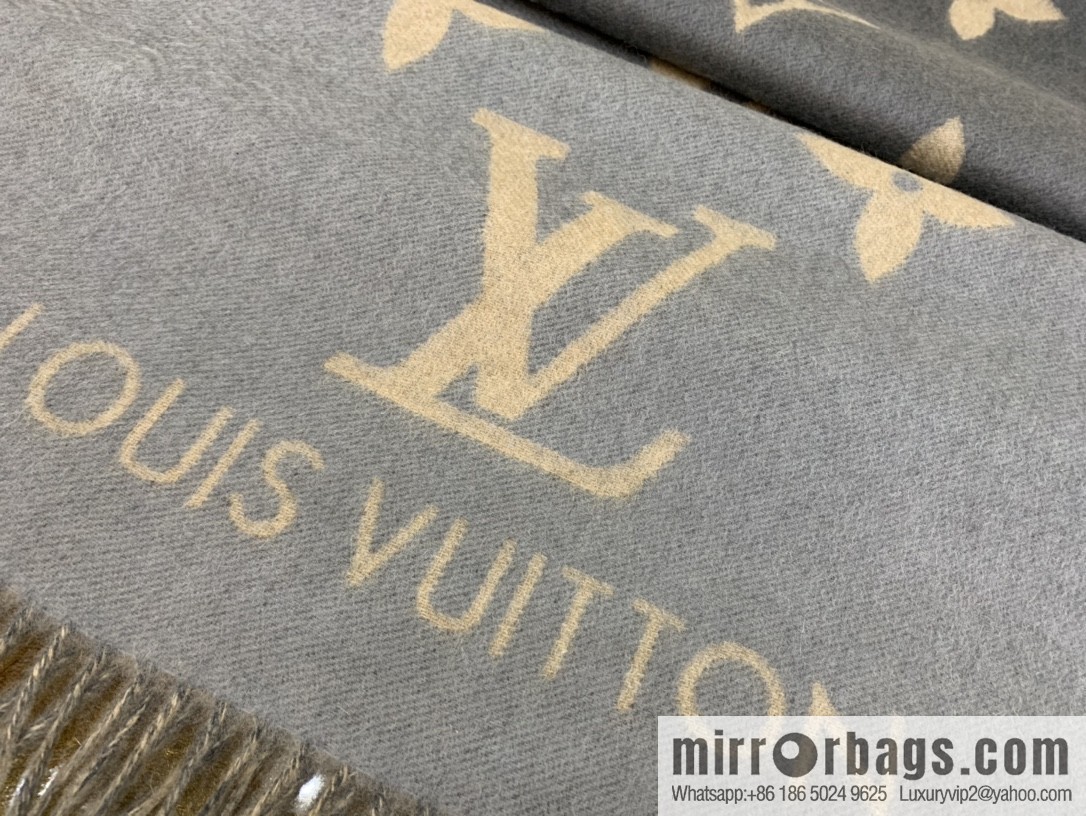 LV Louis Vuitton Pure Cashmere Reykjavik Gradient Scarf M70868 M70869 M73675