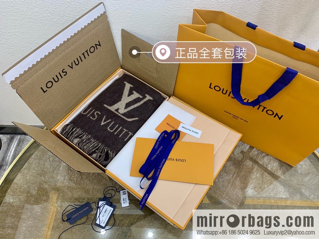 LV Louis Vuitton fringed trim 100% cashmere Reykjavik scarf M75704 #M75505 #M71040 #M71041 #M76637 #M76067
