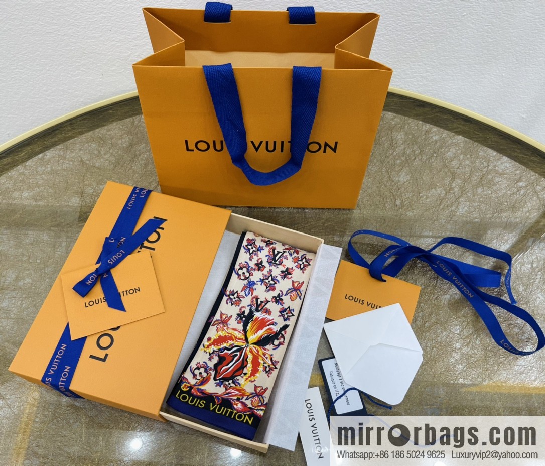 LV Louis Vuitton 100% silk Rendez-Vous headband m76433