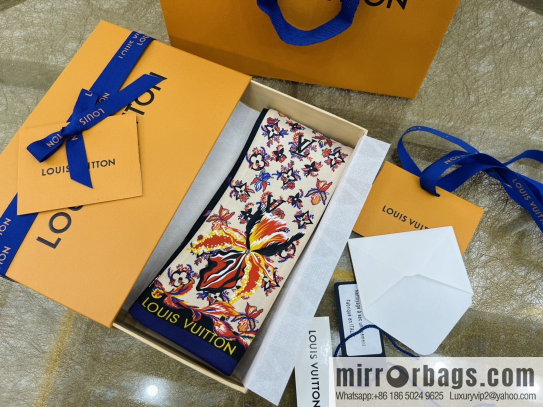 LV Louis Vuitton 100% silk Rendez-Vous headband m76433