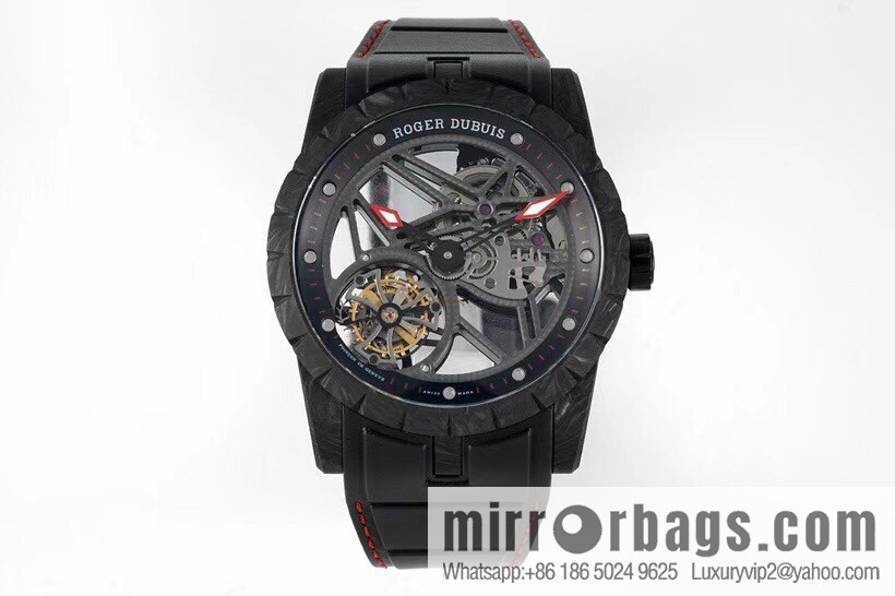 The new Roger Dubuis carbon fiber tourbillon is shocked! EXCALIBUR (King Series) DBEX0577 1. Exclusive custom Roger Dubuis RD.509SQ tourbillon manual core