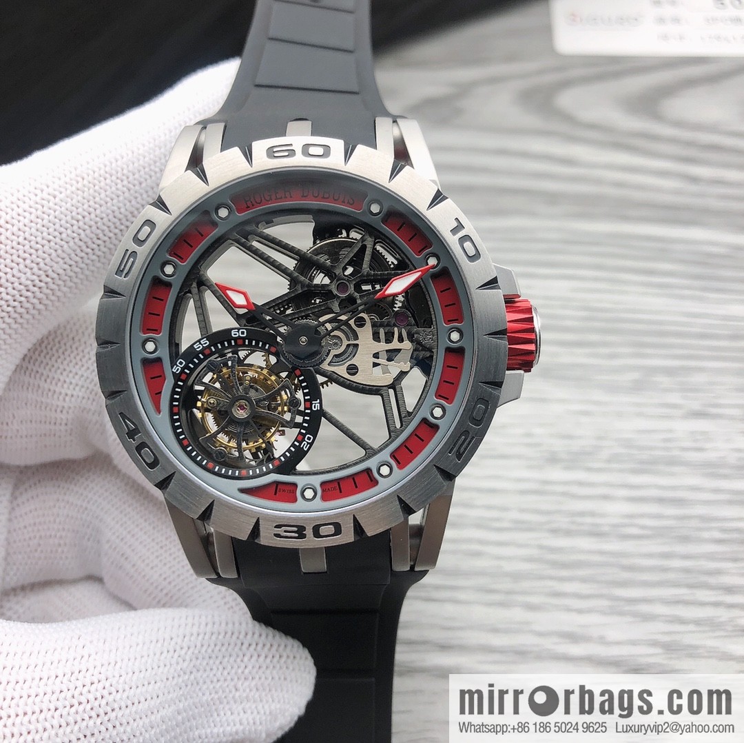 JB Roger Dubuis Excalibur Spidr (King Series) 🎮 RDDBEX0479 Hollow Flying Tourbillon Watch