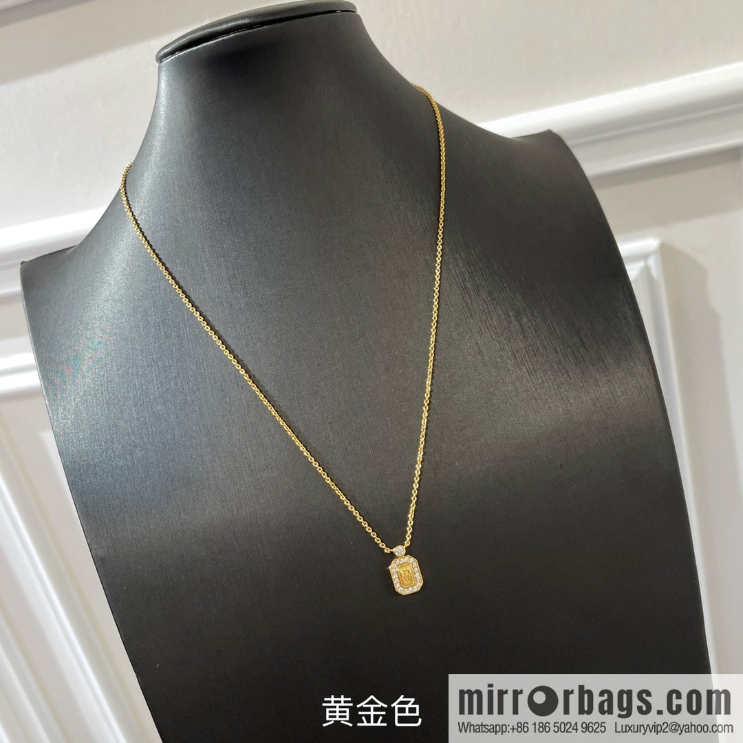 HARRY WINSTON HW square necklace