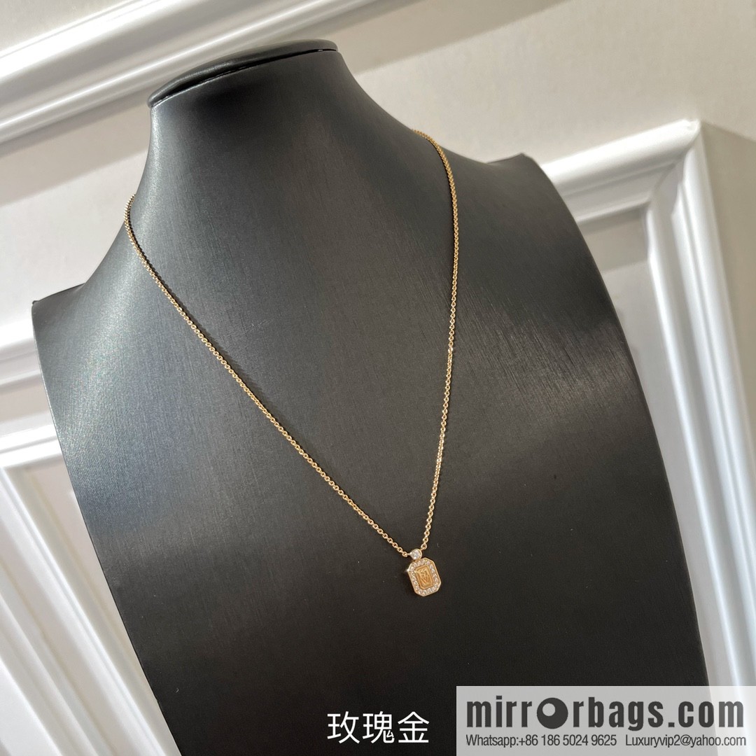HARRY WINSTON HW square necklace