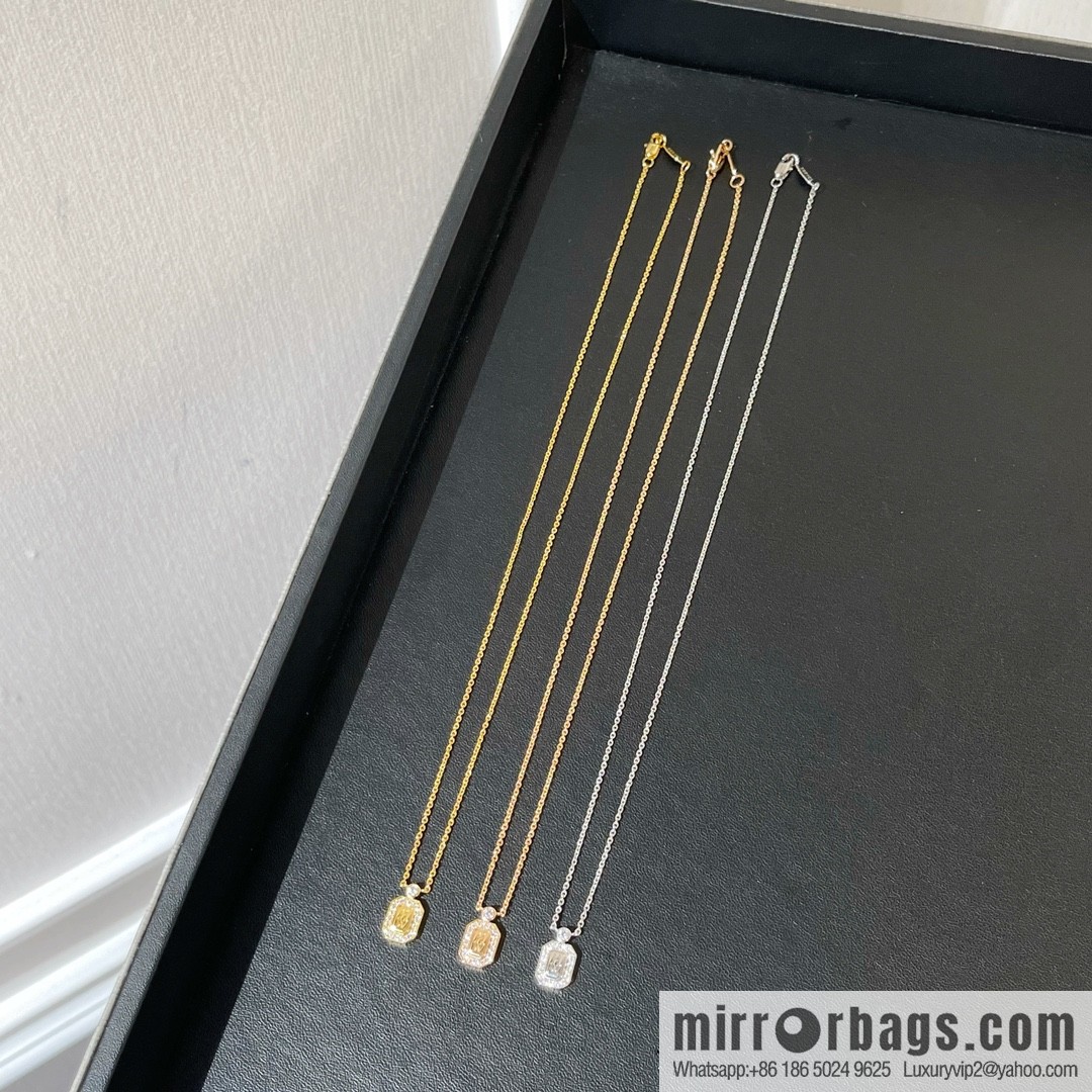HARRY WINSTON HW square necklace