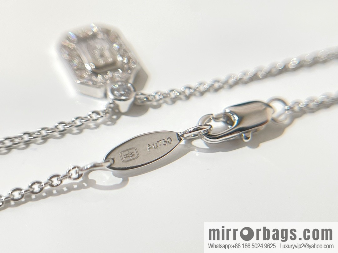 HARRY WINSTON HW square necklace