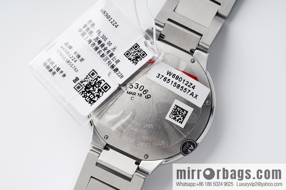 AF's strongest masterpiece! Cartier 42mm Blue Balloon WSBB0003 Men's Watch Series Upgraded 2824 Movement