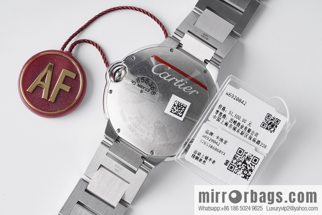 AF's strongest masterpiece! Cartier 42mm Blue Balloon WSBB0003 Men's Watch Series Upgraded 2824 Movement