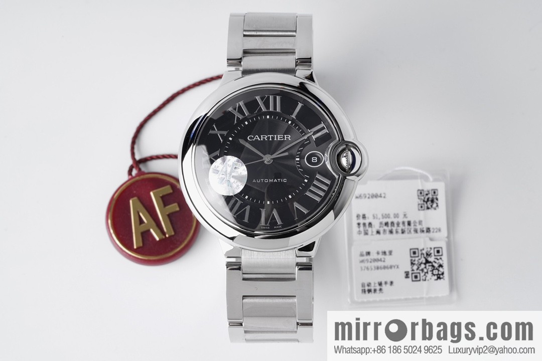 AF's strongest masterpiece! Cartier 42mm Blue Balloon WSBB0003 Men's Watch Series Upgraded 2824 Movement