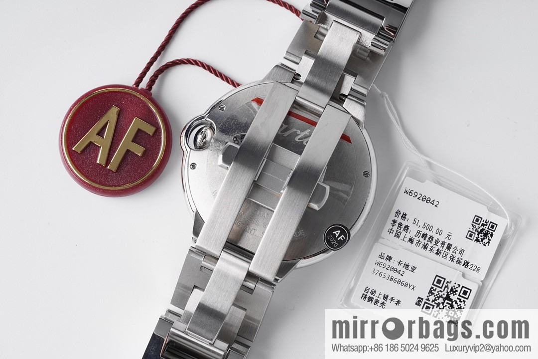AF's strongest masterpiece! Cartier 42mm Blue Balloon WSBB0003 Men's Watch Series Upgraded 2824 Movement